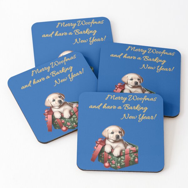 Item preview, Funny Labrador Retriever For Dog Lovers | Merry Woofmas and have a Barking New Year !  designed and sold by TheMostLikely.