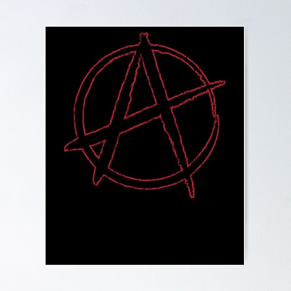Item preview, Anarchy Symbol Distressed designed and sold by gorillamerch.