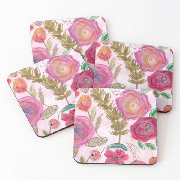 Aperçu de l'œuvre Art floral rose 2 créée et vendue par paintingbyapage.