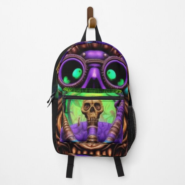 Item preview, Trippy Dark Steampunk Skull Art designed and sold by TheDarkWardrobe.