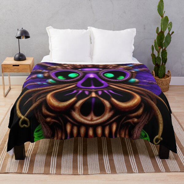 Item preview, Trippy Dark Steampunk Skull Art designed and sold by TheDarkWardrobe.