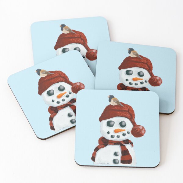 Item preview, Snow Person and Junco designed and sold by Kim Rausch.
