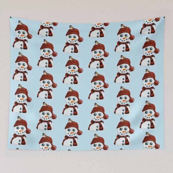 Item preview, Snow Person and Junco designed and sold by Kim Rausch.