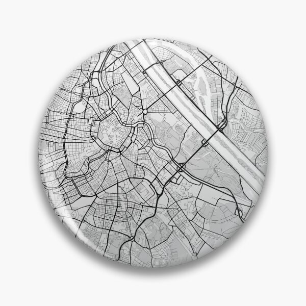 Item preview, Vienna Street Map designed and sold by feether-store.