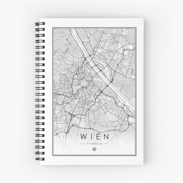 Item preview, Vienna Street Map designed and sold by feether-store.