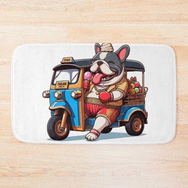 Item preview, Papa bull dog loves to travel Thailand designed and sold by olopaw.
