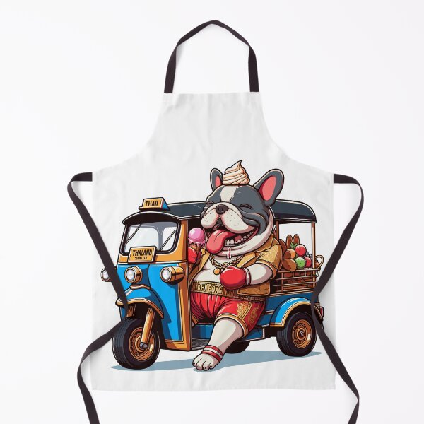 Item preview, Papa bull dog loves to travel Thailand designed and sold by olopaw.