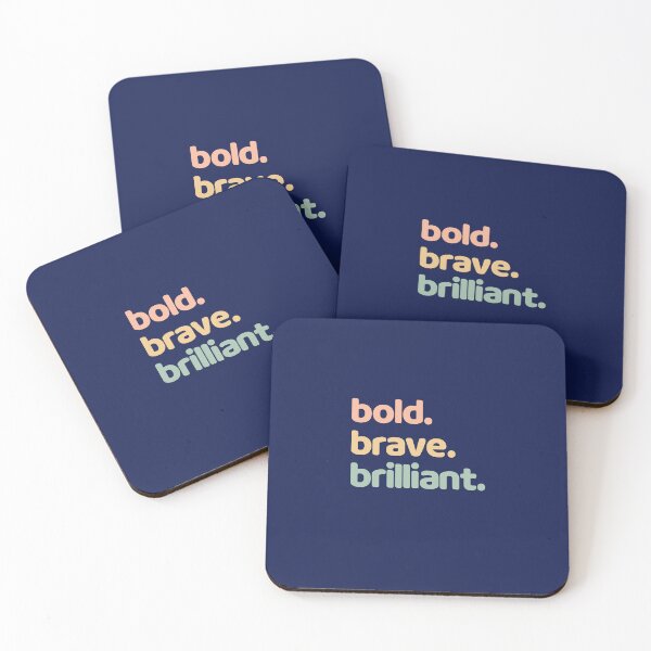 Item preview, Bold Brave Brilliant designed and sold by minimaldshop.