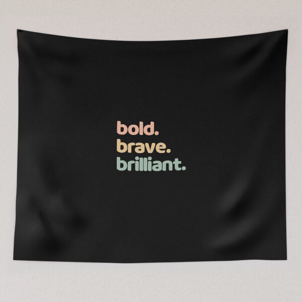 Item preview, Bold Brave Brilliant designed and sold by minimaldshop.