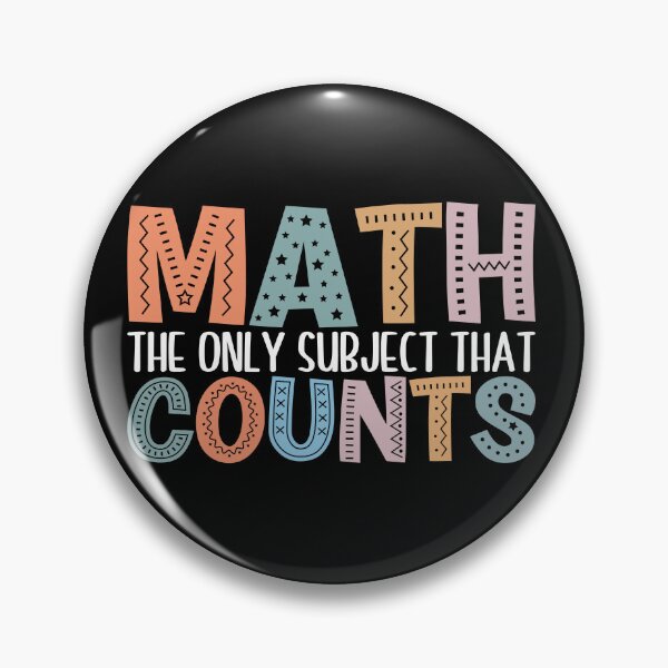 Item preview, Math the Only Subject that Counts-Math Teacher Gift designed and sold by belladesign7.