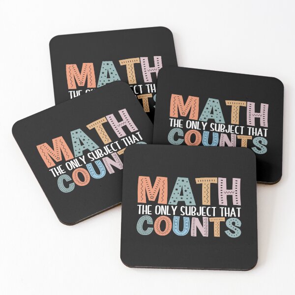 Item preview, Math the Only Subject that Counts-Math Teacher Gift designed and sold by belladesign7.