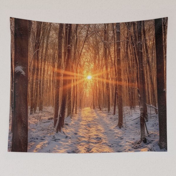 Item preview, Winter Forest Sunset designed and sold by DigitizedArt.