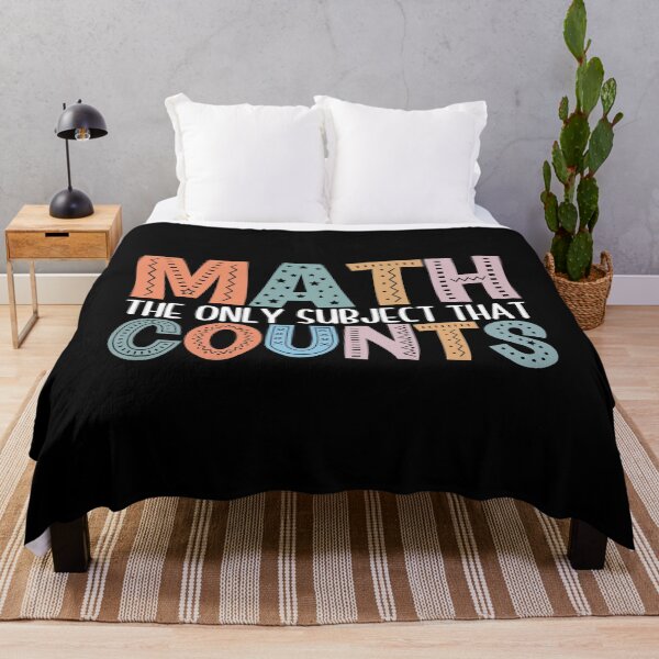 Item preview, Math the Only Subject that Counts-Math Teacher Gift designed and sold by belladesign7.