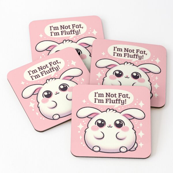 Item preview, I'm Not Fat, I'm Fluffy!  designed and sold by ZenEverAI.