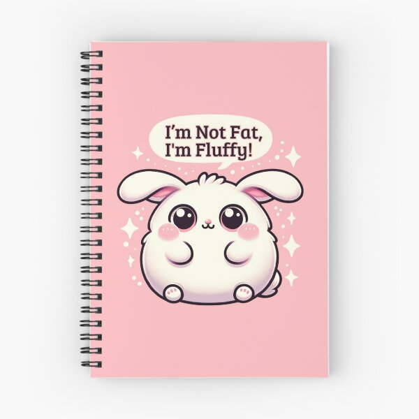 Item preview, I'm Not Fat, I'm Fluffy!  designed and sold by ZenEverAI.