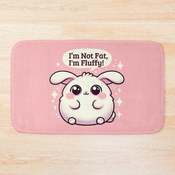 Item preview, I'm Not Fat, I'm Fluffy!  designed and sold by ZenEverAI.