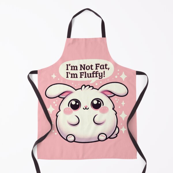Item preview, I'm Not Fat, I'm Fluffy! designed and sold by ZenEverAI.