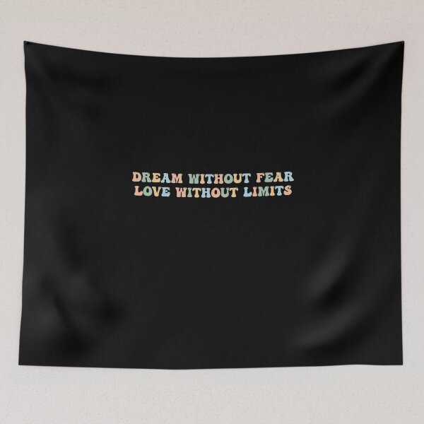 Item preview, Dream without fear love without limits designed and sold by minimaldshop.