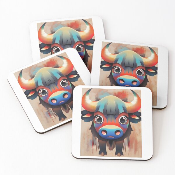 Item preview, Eyes Wide Open; Abstract Buffalo Melody designed and sold by Molly62.