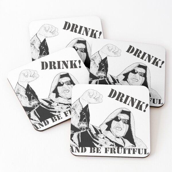Item preview, Drink be fruitful monk friar designed and sold by FriarJoseph.