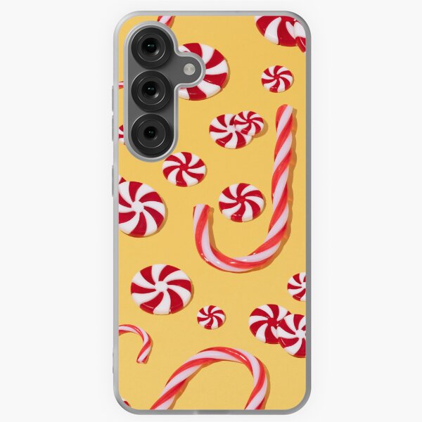Candy cane pattern Funda blanda para Samsung Galaxy