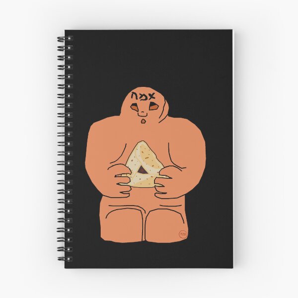 Item preview, golem holding hamantaschen designed and sold by SaharBareket.