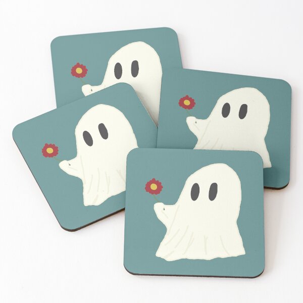 Item preview, Ghost with a flower designed and sold by monsebh-cr.