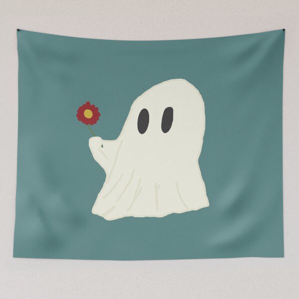 Item preview, Ghost with a flower designed and sold by monsebh-cr.