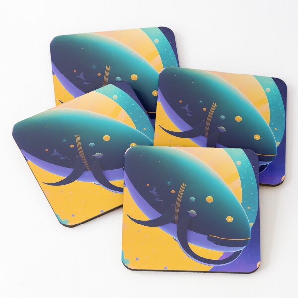 Item preview, Space whale  designed and sold by Łukasz Stanisławski.
