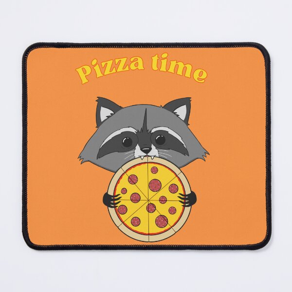 Item preview, Pizza time raccoon designed and sold by SkullKittens.