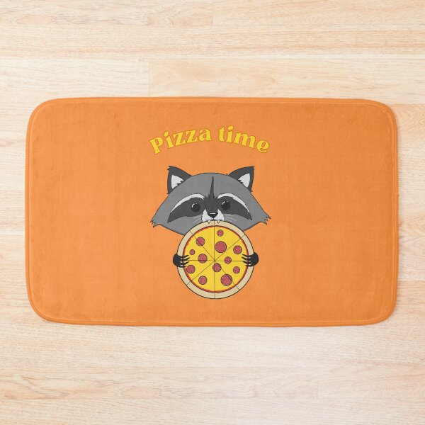Item preview, Pizza time raccoon designed and sold by SkullKittens.