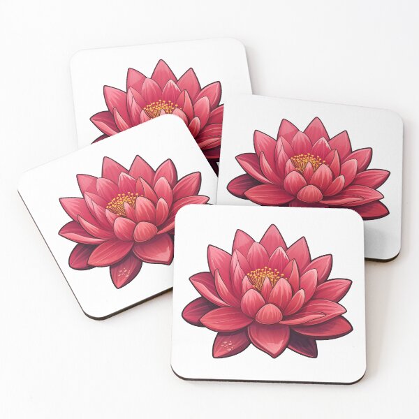 Item preview, Ruby Water Lily for July Birth Month designed and sold by AutumnAnnes.