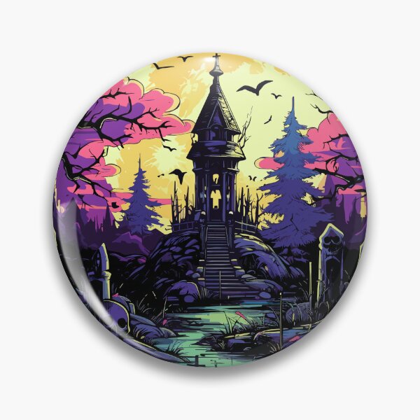 Item preview, Graveyard Moon Church designed and sold by UrbanChillz.
