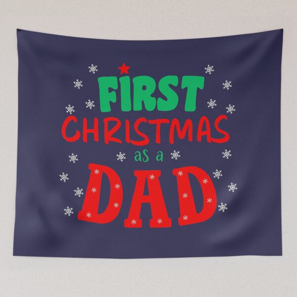 Item preview, First Christmas as a dad designed and sold by tinytwist.