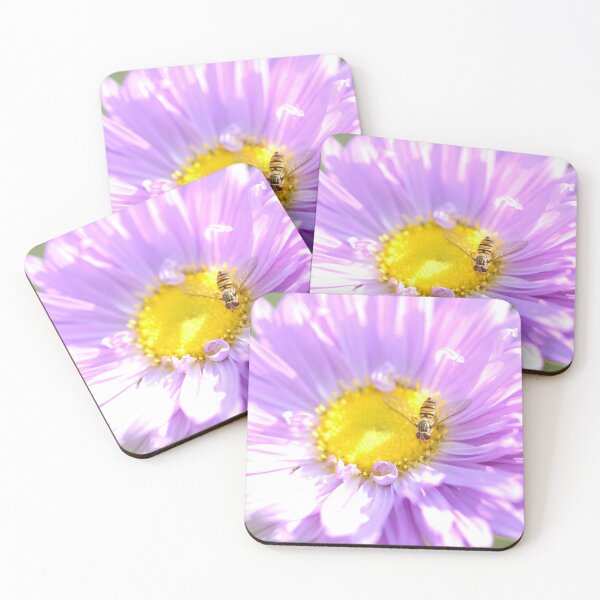 Item preview, Nature hover  fly on purple flower  designed and sold by GingaDesigns.