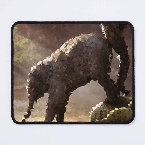 Item preview, Baby Elephant And Mother Low Polygon Digital Low Poly Art designed and sold by SpiroJo.
