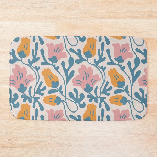 Item preview, Wavy pastel flowers designed and sold by FatBirdie.