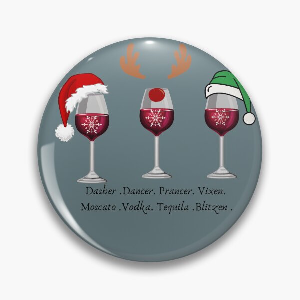 Item preview, Dasher Dancer Prancer Vixen Moscato Vodka Tequila Blitzen ,Drinking Christmas. designed and sold by Isanoe.