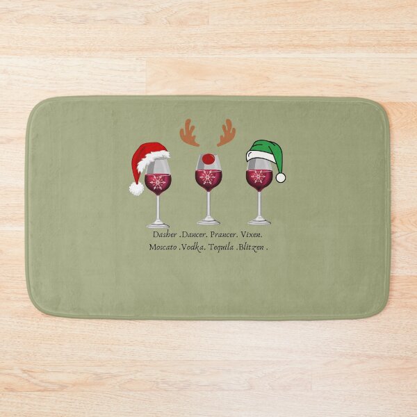 Item preview, Dasher Dancer Prancer Vixen Moscato Vodka Tequila Blitzen ,Drinking Christmas. designed and sold by Isanoe.