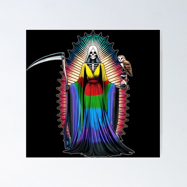 Item preview, Santa Muerte of the Seven Powers - Santa Muerte de las Siete Potencias designed and sold by tracydixon.