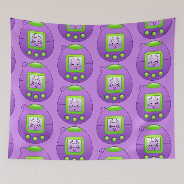 Item preview, kawaii purple virtual pet machine designed and sold by kittybox.