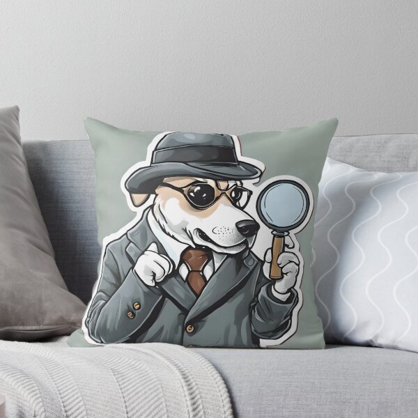 Item preview, Dr. Sherdog Holmes designed and sold by kulAnimalClub.