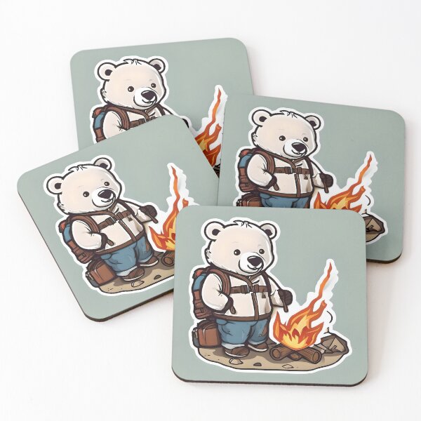 Item preview, Weekend Camping Buddy, the Bear designed and sold by kulAnimalClub.