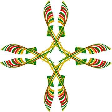 Artwork thumbnail, Multicolored checkered pattern by Meo Design