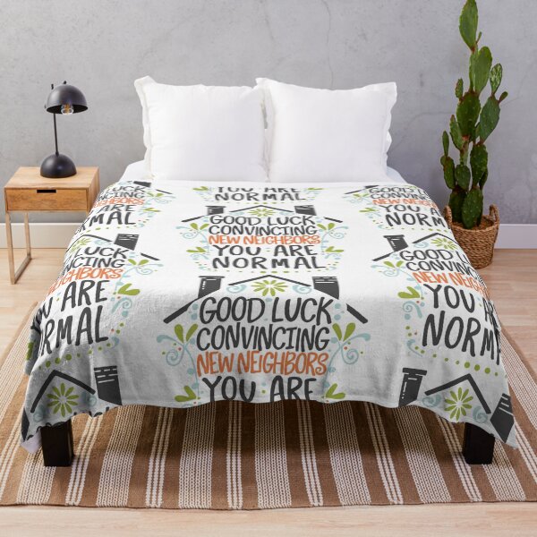 Item preview, Floral Regards: Good Luck Convincing New Neighbors You are Normal! designed and sold by EmeraldeaArt.