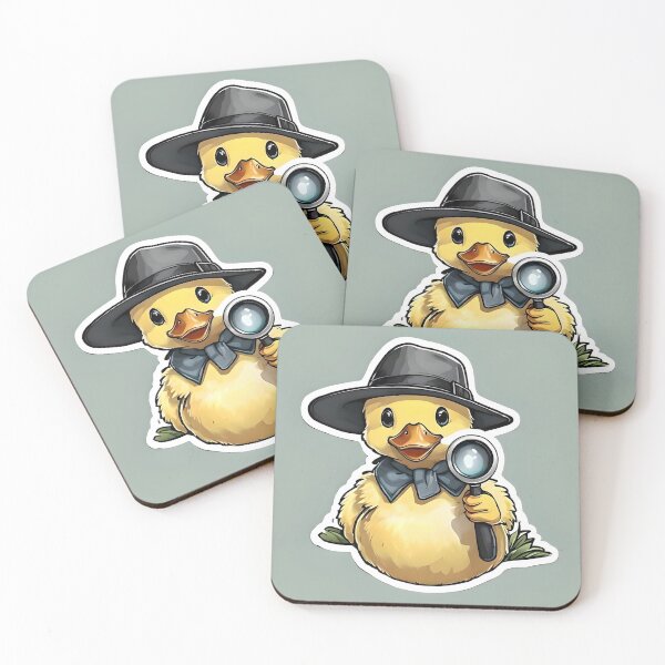 Item preview, Ducktective, the duck detective designed and sold by kulAnimalClub.