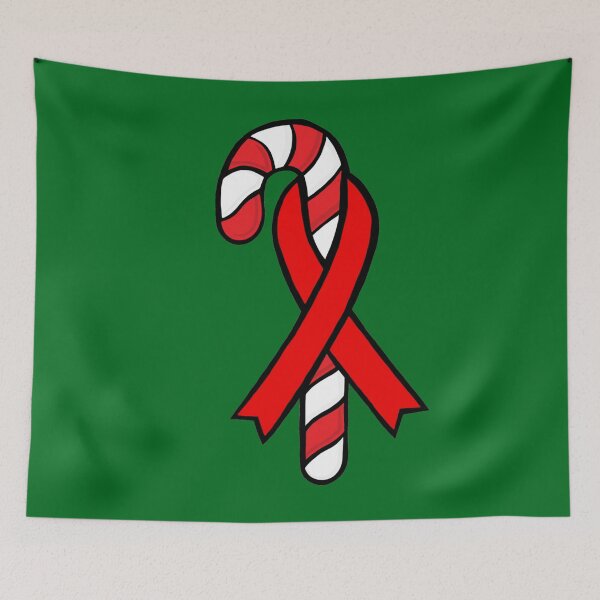 Item preview, Candy Cane Awareness Ribbon (Red) designed and sold by CaitlynConnor.