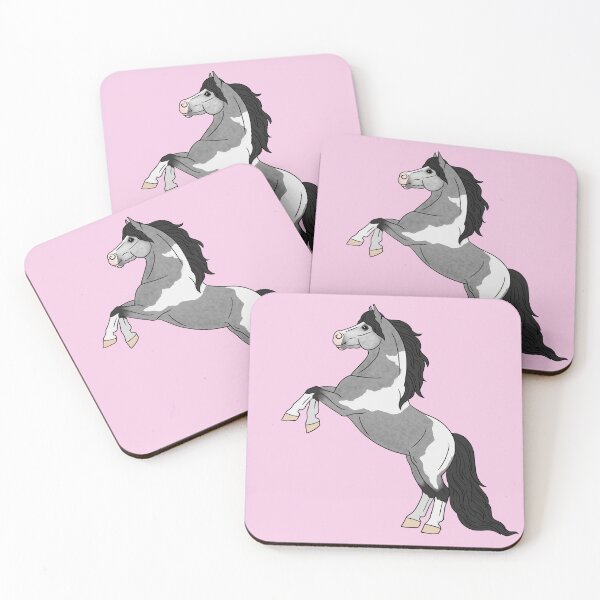 Item preview, Cute, Rearing Gray Pony with Spots designed and sold by DappledMoon.