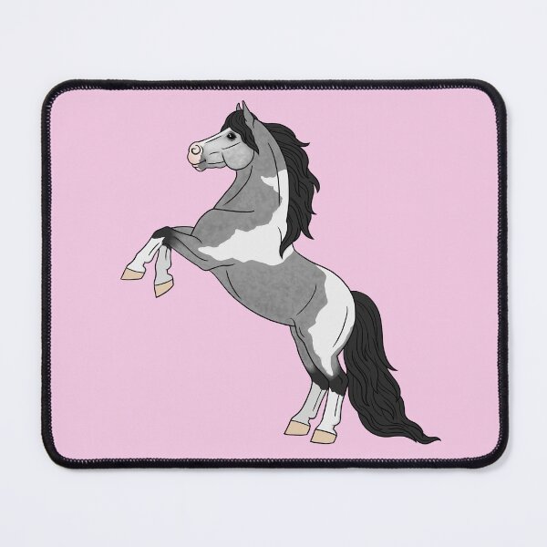 Item preview, Cute, Rearing Gray Pony with Spots designed and sold by DappledMoon.