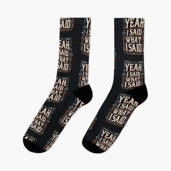 Item preview, Bold Typographic Statement - Yeah I Said It designed and sold by gleefulme.
